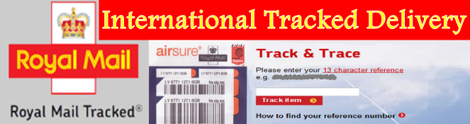 International Tracked Delivery optional extra recommended
