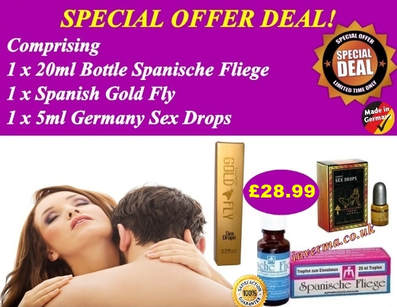 Inverma Spanish Fly with Special offer of Spanish Gold Fly, Spanische Fliege and Germany Sex Drops.